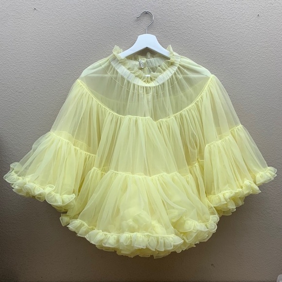 VTG Partners Please Petticoat Tutu Sz M Skirt Ruffles Full Lolita Square Dance - Picture 1 of 7